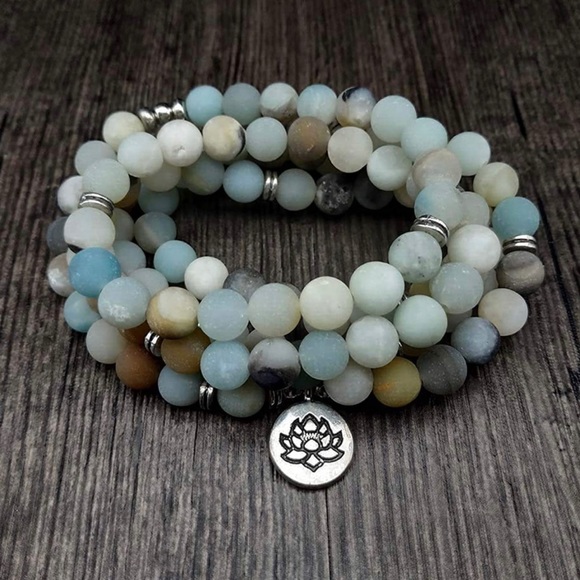 Amazonite mala bracelet/Necklace NWT! - Picture 4 of 6